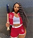 Sportswear Short Sleeve Baseball Jacket Shorts Tracksuit SHA-80006