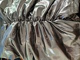Metallic Color One Shoulder Sleeveless Pleated Romper HMS-5566