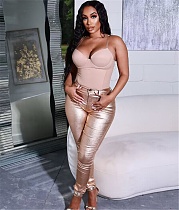 Streetwear Bronzing High Waist Skinny Pencil Pants YNS-1891