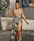 Streetwear Camo Print High Sit Summer Cargo Skirts SH-390451