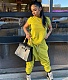 Streetwear Short Sleeve T-shirt Harem Pants Outfits ZAND-31280