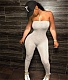 Sexy Strapless High Waist Bodycon Jumpsuits WY-86769