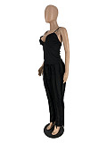 Summer Deep V Camisole Tassel Pants Two Piece Set ZAND-31275