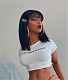 Y2K Sexy Short Sleeve Open Back Bandage Crop Tops XT-8158