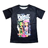 Summer Short Sleeve Round Neck Graphic T-shirt SHD-9605