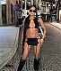 Backless Bandage Bra Cut Out Skirt Sexy 2 Piece Sets LSL-6515