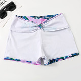 Drawstring Front Shorts Bikinis Bathing Suit TL2335