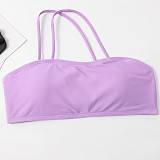 Women Swimsuit 2023 New Solid Sling Bikinis Set TL2337