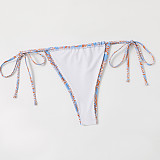Paisley Print Sexy Bandage Two Piece Bikini Sets TL2319
