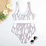 Swimwear Floral Print Sexy Two Piece Bikini Sets F15