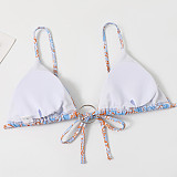 Paisley Print Sexy Bandage Two Piece Bikini Sets TL2319