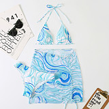 Drawstring Bandage Sexy 3 Piece Bikini Sets LY22008