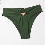 Sexy Solid Color Padded Bikini 2 Piece Swimsuits TL2387