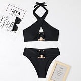 Sexy Solid Color Padded Bikini 2 Piece Swimsuits TL2387