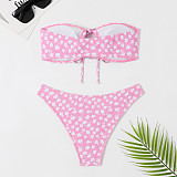 Swimwear Floral Print Bandage 2 Piece Bikini Sets TL2315