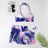 Beachwear Tie Dye Print 3 Piece Bikini Sets TL2208