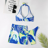 Beachwear Tie Dye Print 3 Piece Bikini Sets TL2208