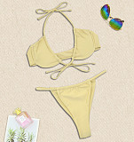 Swimwear Micro Thong Triangle Bikini Set M1023