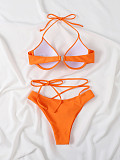 Push Up Low Waist Bandage 2 Piece Bikini Sets XL2196