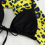 Long Sleeve Cover Up 3 Pieces Bikini Set M3061