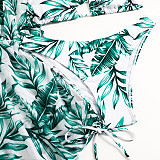 Digital Printed Swimsuit Beach Bikini 3 Piece Sets L2309