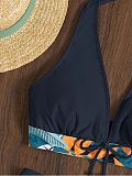 Beachwear Halter Neck Bra Shorts 2 Piece Bikini Sets L22026