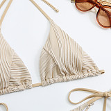 Sexy Split Swimsuit Push-Up Bra Bikini Set L2306