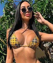 Bra Tie Side G-String Thong Swimwear Bikini Sets C01