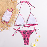 Beach Bikini Bathing Suits with Mask 3 Piece Set F14