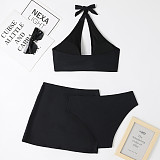 Swimwear Bikini Drawstring Skirts 3 Piece Sets TL2389