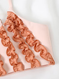 Split Swimsuit Bathing Suit Bra Bikini Set 2 Pieces XL2191