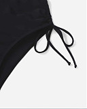 Hollow Out Halter Bandage One Piece Swimming Suit L2318