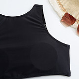 Color Block Patchwork Bikini Split Swimsuit L2301