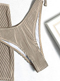 Backless Bandage Bikini Sets with Cover Up Skirt L2314