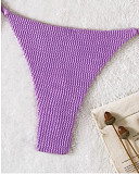 Sexy Halter Bandage Two-piece Swimsuit Triangle Bikini L2321