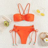 Sexy Tie Side G-String Thong Swimsuit Bikini Sets M3055