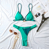 Color Matching Ring Decor Sexy 2 Piece Bikini Set M3027