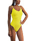 Solid Color Spaghetti Strap One Piece Bathing Suit M3060