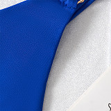 Solid Color Bandage Bikini Thong Two-piece Swimsuit M3039