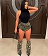 Street Camo Print Shorts with Leg Cover Calf Sleeve ZS-0600