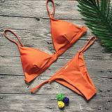 Solid String Bathing Suit Sexy Swimsuit 2023 Bikini Set 1760