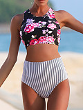 Push Up Bathing Suit Swimwear Two Piece Bikinis AJ449