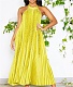 Halter Backless Pleated Loose Summer Dresses ANDI-1538