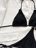 Women Split Swimsuit Push-Up Bra Bikini Set B899W
