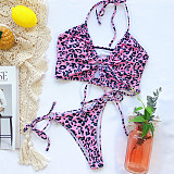 Women Swimwear Cross String Bikini Set Bathing Suit B33W