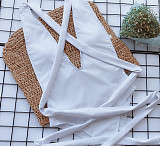 Low Cut Deep V Bandage One Piece Swimsuits B03