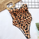 Sexy Sling Ruched Push Up One Piece Bathing Suit B07