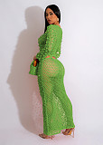 Hand-knitted Cutout Sequin Beach Dresses OYW-21304