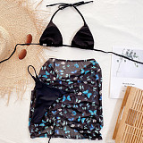 Beach Wear String Thong 3 Pieces Bikini Set B212W