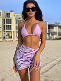 Beach Wear String Thong 3 Pieces Bikini Set B212W